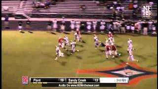 Sandy Creek RB Delvin Weems 47 yd run down the sideline [upl. by Gracie]