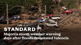 Majorca storm weather warning days after floods devastated Valencia [upl. by Asseniv147]