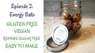 Easy Protein Packed Energy Balls Vegan Gluten Free No Baking Required [upl. by Bovill]