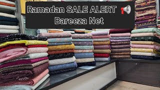 Ramadan SALE ALERT Bareeza Net Thread work Eid Collection 2k24 Design [upl. by Jankey]