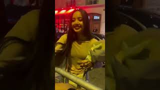 Lisa Crazy Horse Show 演出顺利结束 离场路透粉丝激动不已 blackpink lisa CrazyHorseShow [upl. by Heyward]