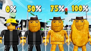 Membuat CHICKEN NUGGET LEVELS 0100 Di Brookhaven WID  Roblox [upl. by Damicke]