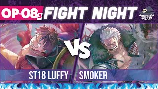 Luffy vs Smoker  One Piece Card Game  OP085 Match [upl. by Savannah]