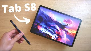 Samsung Galaxy Tab S8 Review From an iPad User  Notetaking Gaming Productivity [upl. by Ulrika]