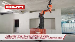 Hilti Jaibot  Semiautomated construction robot to transform overhead drilling  Smart Innovations [upl. by Chao]