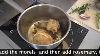 Beaujolais Chef Frédéric Valette Cooks Poulet Fermier aux Morilles [upl. by Assiluy]