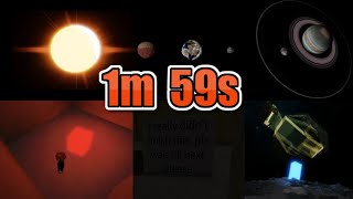 Solar System Exploration 2 Proxima Centauri Speedrun 1m59s [upl. by Amron]