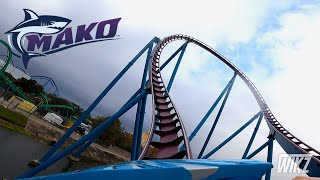 MAKO  POV amp On Ride 4k  Seaworld Orlando [upl. by Krysta]