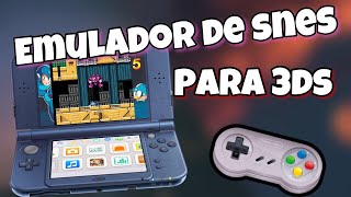 Emulador de super nintendo snes para cualquier 3ds cualquier versionhombrew o fbi necesarios [upl. by Enialahs]