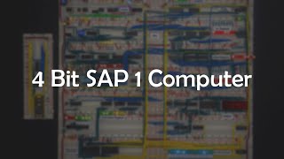 4 Bit Computer Design using Verilog HDL  SAP 12 Architecture [upl. by Auberon]