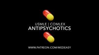 Antipsychotic Drugs amp Pharmacology Typical 1st Gen Atypical 2nd Gen NMSEPS  USMLE  COMLEX [upl. by Vezza]