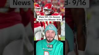 Major NFL OnSeason News You Missed 916 [upl. by Aratihc]