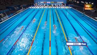 Final 800 libre femenino Ledecky récord del mundo [upl. by O'Conner]