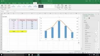 Histogram six sigma  excel 2016  video 49 [upl. by Tommy]