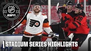 Stadium Series Philadelphia Flyers vs New Jersey Devils  Full Game Highlights  NHL on ESPN [upl. by Ennobe715]