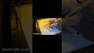 Part 1🎀Draw this when you are bored🎀 shorts doodlewithumrah doodle tutorial [upl. by Priest]