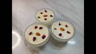 Eid Special Badami Firni  Phirni recipe in My Style  Cream No Cream Firni Kheer Recipe [upl. by Shue]