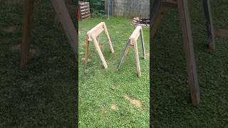 Easy DIY Sawhorses  full version is on the channel diy woodworking upcycle [upl. by Evelinn154]