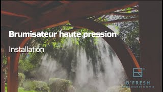 Installation dun brumisateur haute pression [upl. by Elehcim]