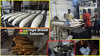 Most Popular FRENCH Bread in WEST AFRICA  Traditional African Food Recipes  TOGO BREADSAKOMI [upl. by Sekoorb108]