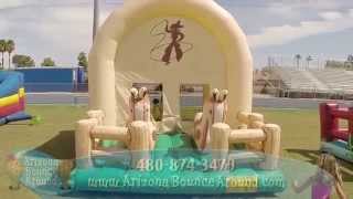 Western Themed Inflatable Rentals  Western Party Games  Phoenix Arizona [upl. by Cahn]