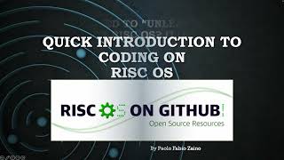 Quick Introduction to Coding on RISC OS [upl. by Yate986]