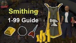 OSRS Smithing Guide 199 Fast Best New Video 2023 [upl. by Caras]