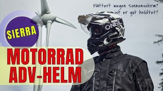 Motorrad Helm von Oneal  SIERRA für adventure und enduro Fahrer [upl. by Myrta]