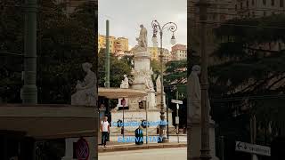 Cristoforo Colombo in GENOVA  ITALY beautiful statue [upl. by Mailli434]