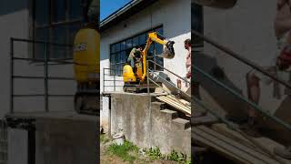 JCB 8008 CTS The stairs to the house [upl. by Orelle]