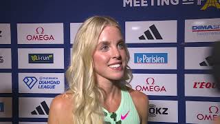 Keely Hodgkinson Paris Diamond League 800m Breaks British Record [upl. by Airdnazxela]