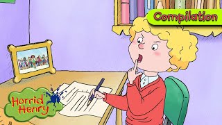 Peter Writes A TellAll Book About Horrid Henry  Horrid Henry Compilation  Cartoons for Kids [upl. by Mapel]