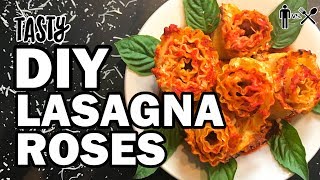 DIY Lasagna Roses  Man Vs Din [upl. by Zillah356]