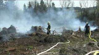 Feuerwehreinsatz Waldbrand in NetphenFrohnhausen [upl. by Ban375]