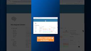 Como add o Notion Calendar no seu dashboard no Notion ✨ notionapp notiontemplate notioncalendar [upl. by Suirad]