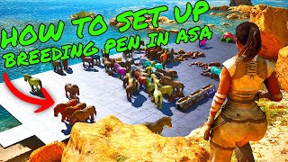 Breeding Pen Guide for Ark Survival Ascended ASA MUTATIONBREEDING GUIDE [upl. by Al]