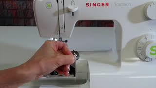 Singer Tradition 2277 4 Inserting the Bobbin [upl. by Carli958]