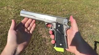 AMT Hardballer Long Slide POV firing [upl. by Nida901]