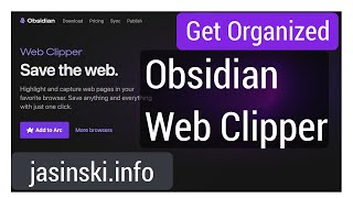 Obsidian Webclipper [upl. by Bozuwa]