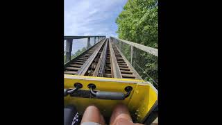 Grizzly Front Row POV  Kings Dominion [upl. by Lesser]