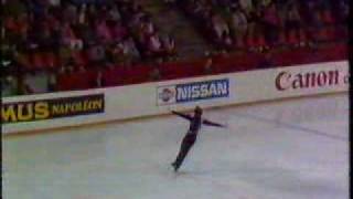 Vladimir Kotin URS  1986 European Figure Skating Championships Mens Long Program [upl. by Nnailuj]