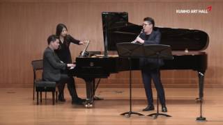 Wooyun Kim Plays Max Bruch  Romanc for viola and piano Arr for Clarinet and Piano [upl. by Nancee]