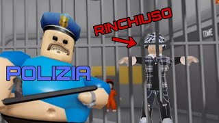 SCAPPO DALLA PRIGIONE DI BARRYIL POLIZIOTTO CICCIONE SU ROBLOX [upl. by Ekralc438]