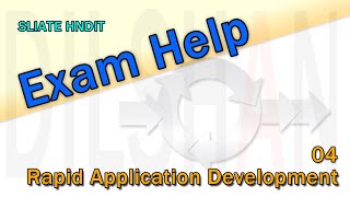 Rapid Application Development  04  HNDIT Exam help  Past paper discussion [upl. by Tevlev267]