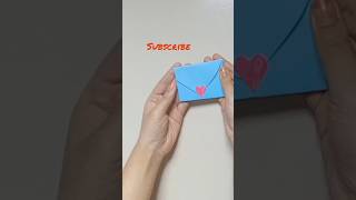 How to make an envelope from a heart shaped paper [upl. by Natassia]