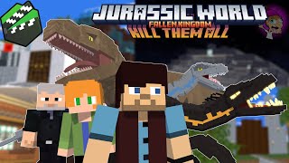 JURASSIC WORLD FALLEN KINGDOM MUSICAL MINECRAFT VERSION [upl. by Firooc]