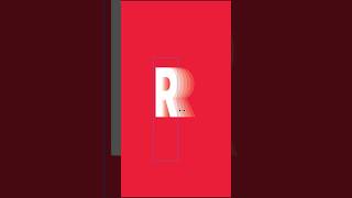 Create flip letter typography in Photoshop shorts [upl. by Nyladnor]