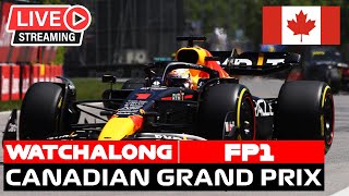 F1 Live Canadian Grand Prix 2024 FP1  Watchalong  Team Radio  Live Timings  Commentary [upl. by Llehsad]