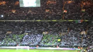 OLD FIRM Dec 2011  Brilliant quotYou´ll never walk alonequot vs quotJust can´t get enoughquot FULL HD [upl. by Itnaihc]