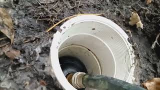 Save Hundreds on Plumbers How To Unclog A Main Sewer Line With Jet Drain Cleaning Bladder 25 Bucks [upl. by Yssirk]